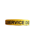 Service Dog Yellow Nylon Dog Collar