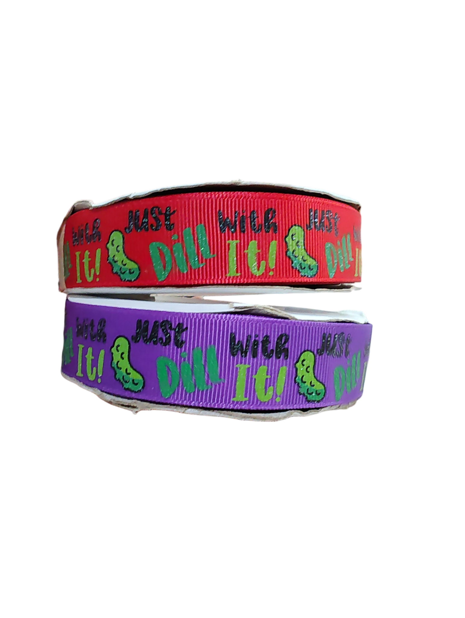 Dill With It Pickles Nylon Dog Collar
