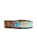 Summertime Neon Nylon Dog Collar