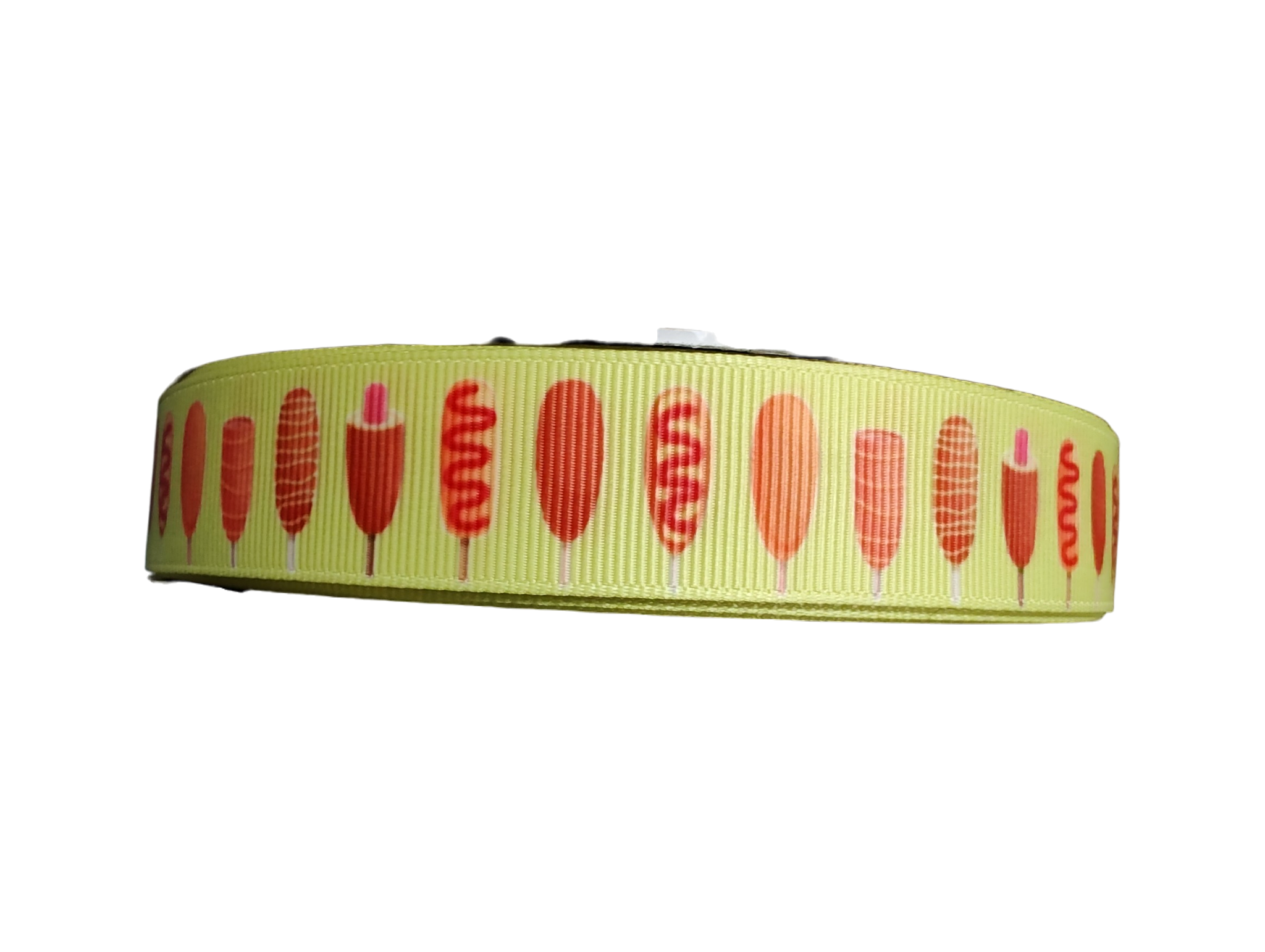 Corndogs Nylon Dog Collar
