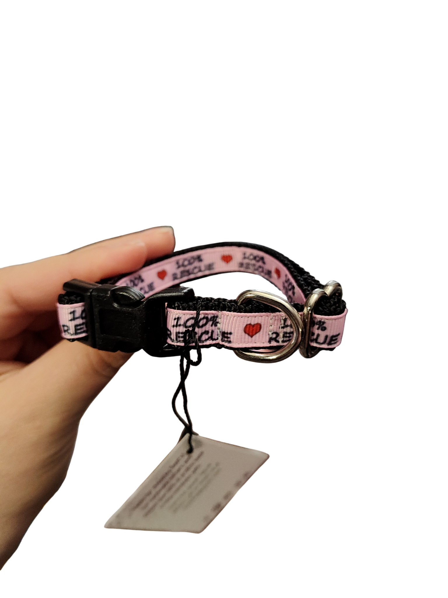 1/2" 100% Rescue Nylon Dog / Cat Collar