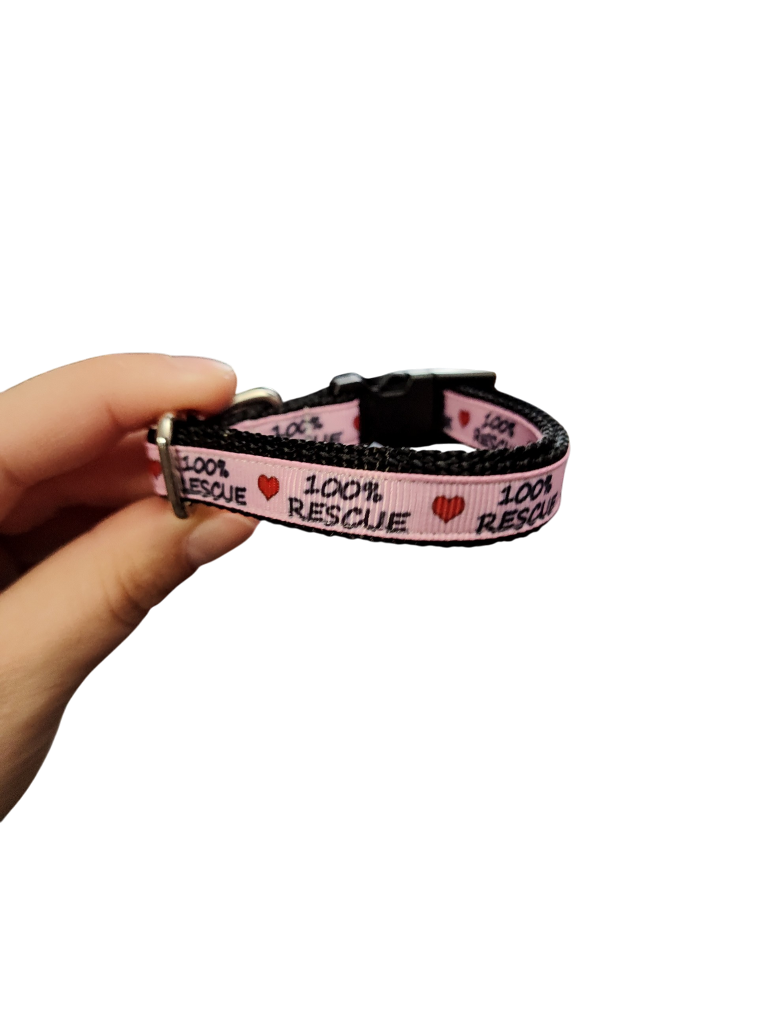 1/2" 100% Rescue Nylon Dog / Cat Collar