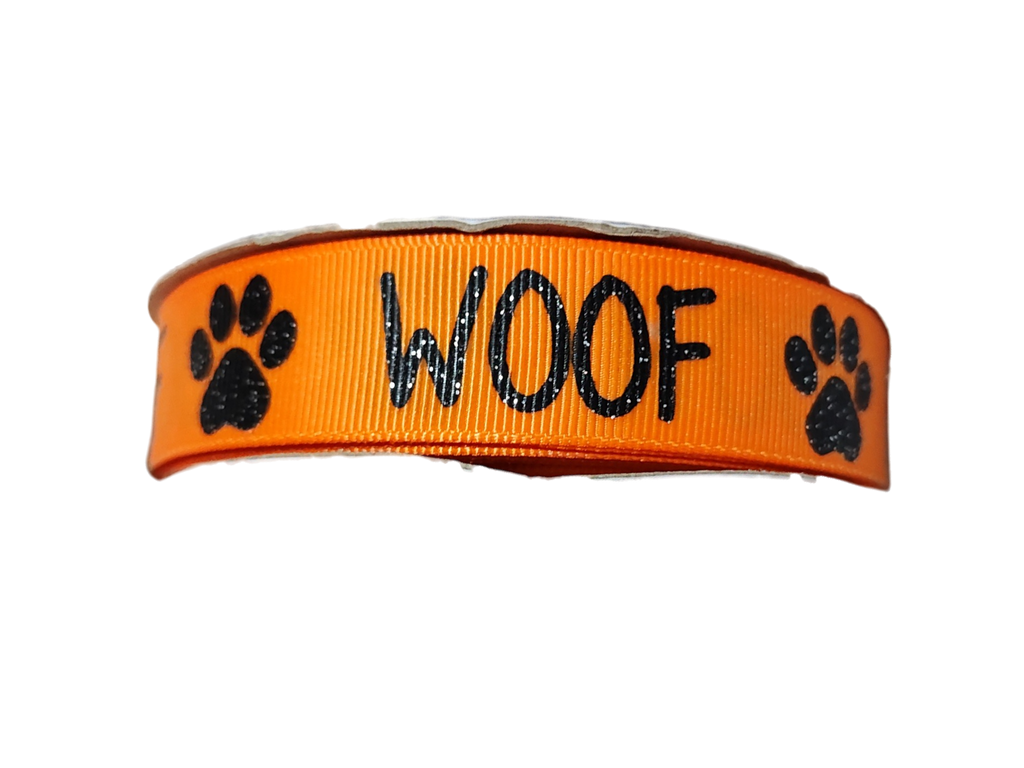 Woof Nylon Dog Collar