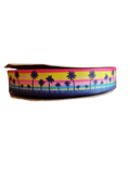Neon Palms Nylon Dog Collar