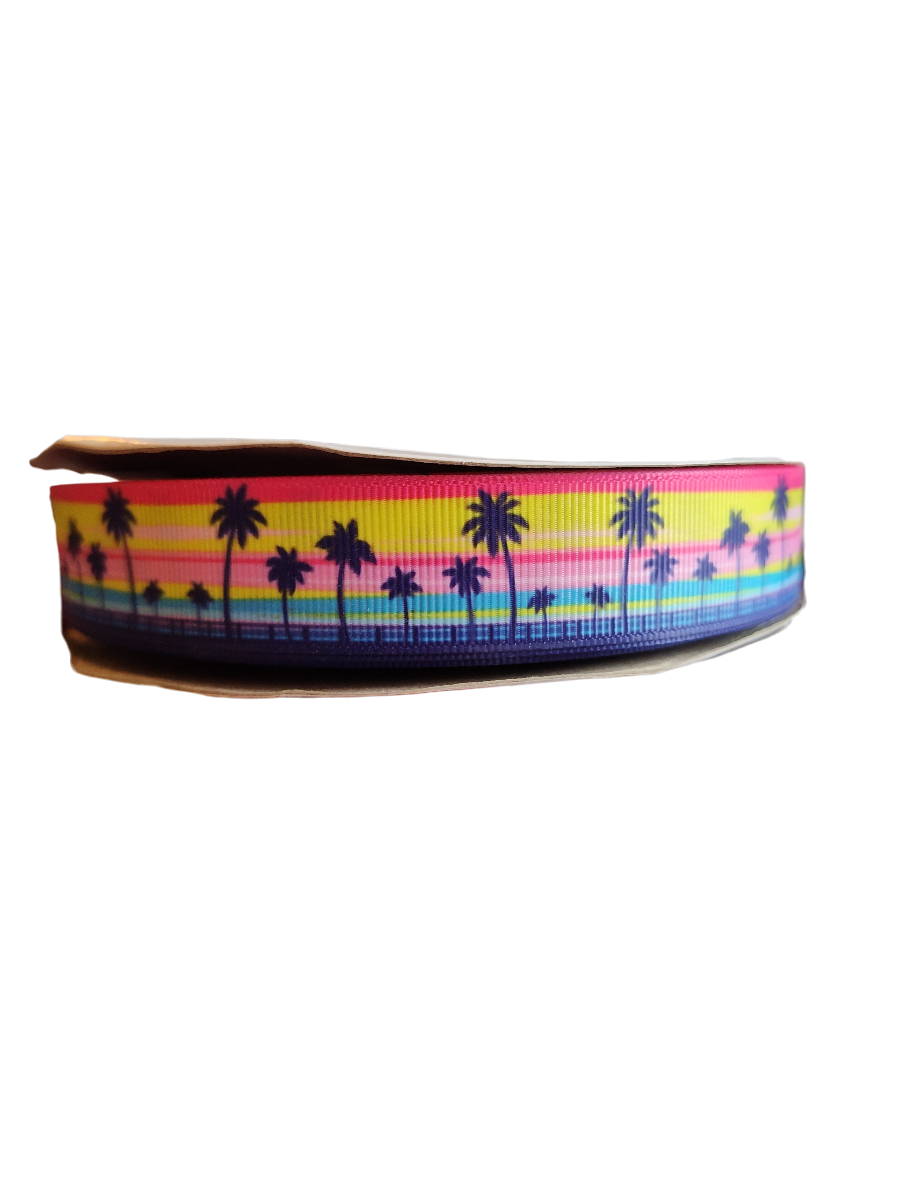 Neon Palms Nylon Dog Collar