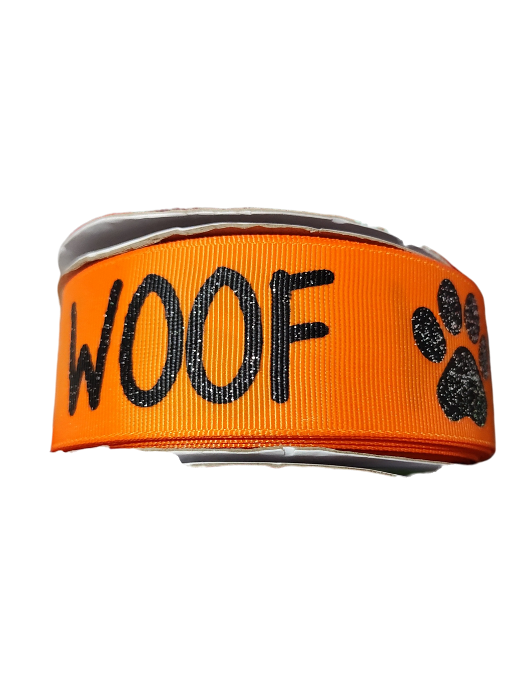 1.5" Wide Woof Nylon Dog Collar