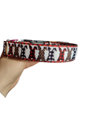 Patterned Bunnies Easter Nylon Dog Collar