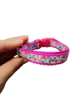 1/2" Bright Flowers Nylon Dog / Cat Collar