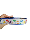 Rainbow Balloon Dogs Nylon Dog Collar