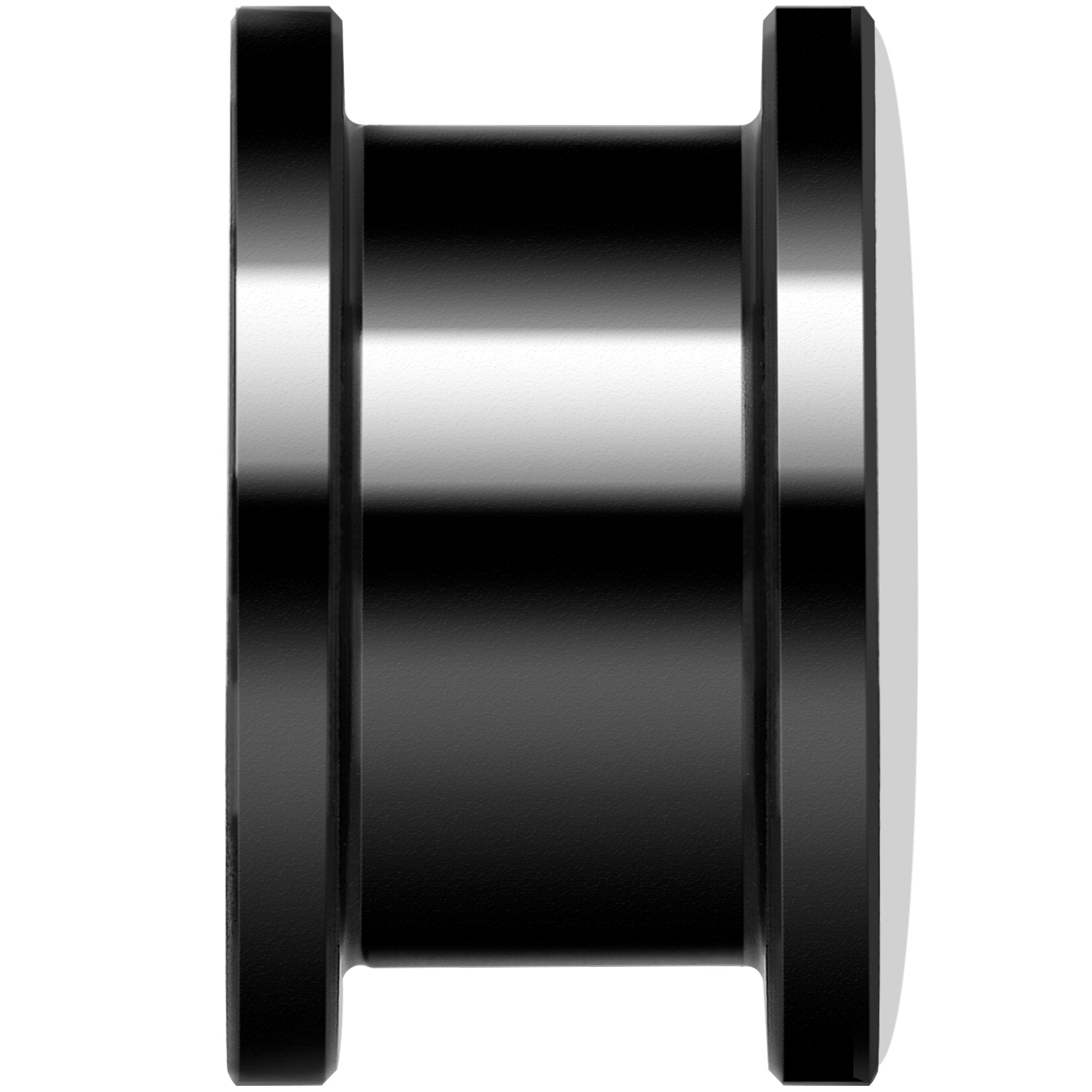 Blue American Flag Black Anodized Screw Fit Plug Set 9/16