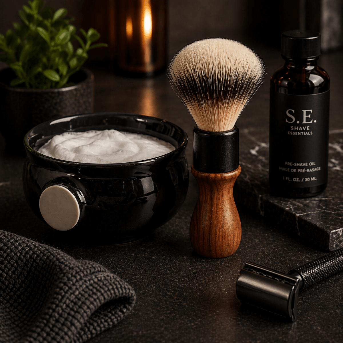 Rosewood Shaving Brush