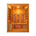 Rövia Aurora 3-Person Indoor Hybrid Sauna Room With Infrared And 4.5KW Steam Heater [Made-To-Order] (SAK41592)