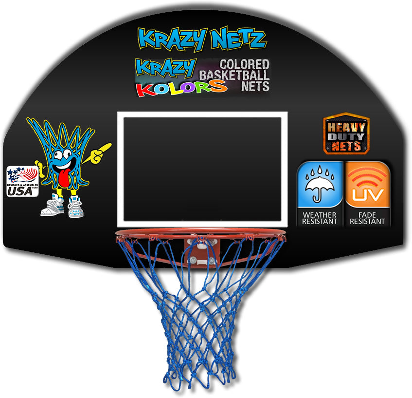 Krazy Netz Heavy Duty Royal Blue Basketball Rim Net