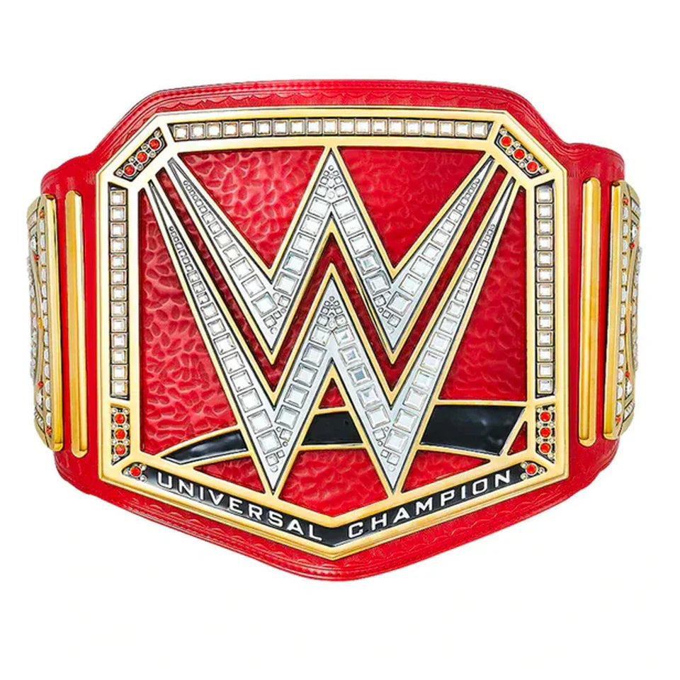 WWE Red Universal Wrestling Championship Replica Title Belt