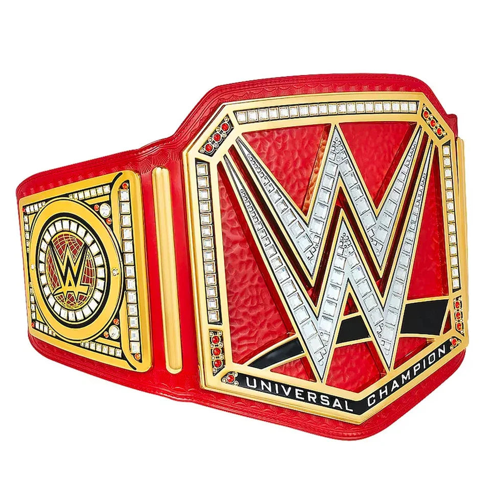 WWE Red Universal Wrestling Championship Replica Title Belt