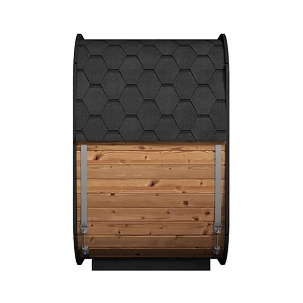 SaunaLife Model CL4G 3-Person Cube-Series Luxury Wooden Outdoor Home Sauna Kit [SL-MODELCL4G] (SAK92610)
