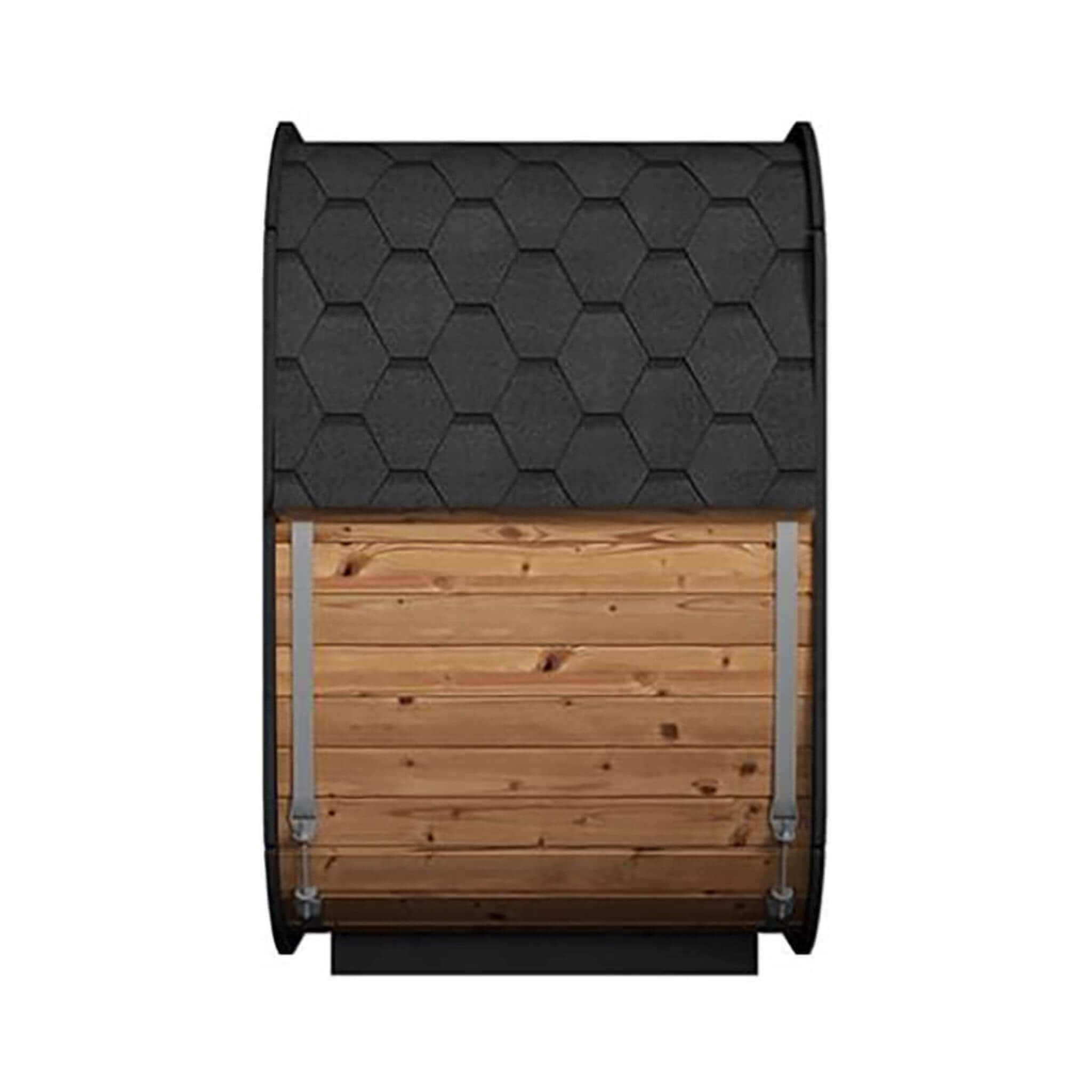 SaunaLife Model CL4G 3-Person Cube-Series Luxury Wooden Outdoor Home Sauna Kit [SL-MODELCL4G] (SAK92610)