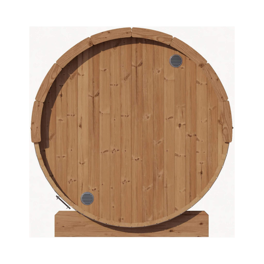SaunaLife Model E6 Ergo Series 3-Person Thermo-Spruce Backyard Sauna Barrel [SL-MODELE6] (SAK38572)
