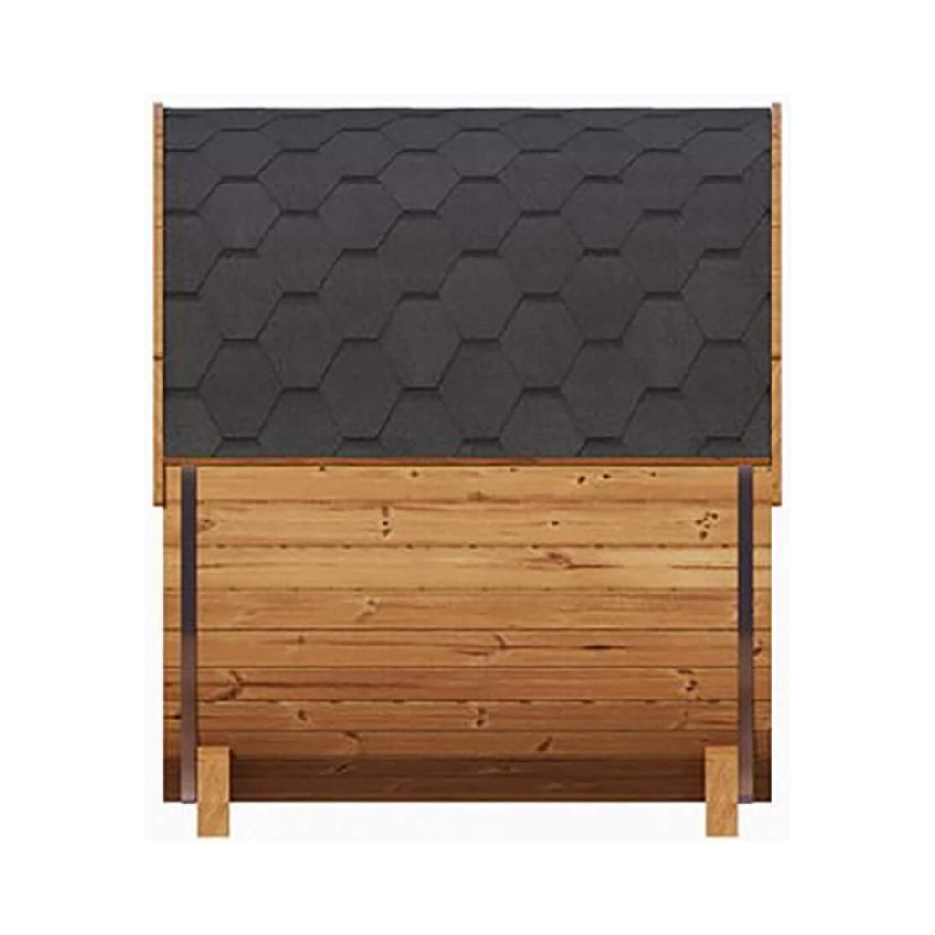 SaunaLife Model E6 Ergo Series 3-Person Thermo-Spruce Backyard Sauna Barrel [SL-MODELE6] (SAK38572)