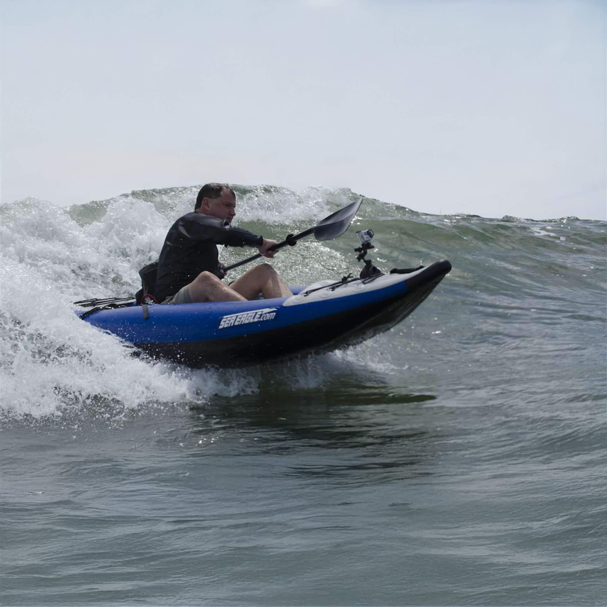 Sea Eagle 300X Explorer 1-Person Inflatable Kayak With Adjustable Footrest [300XK] (SAK18457)