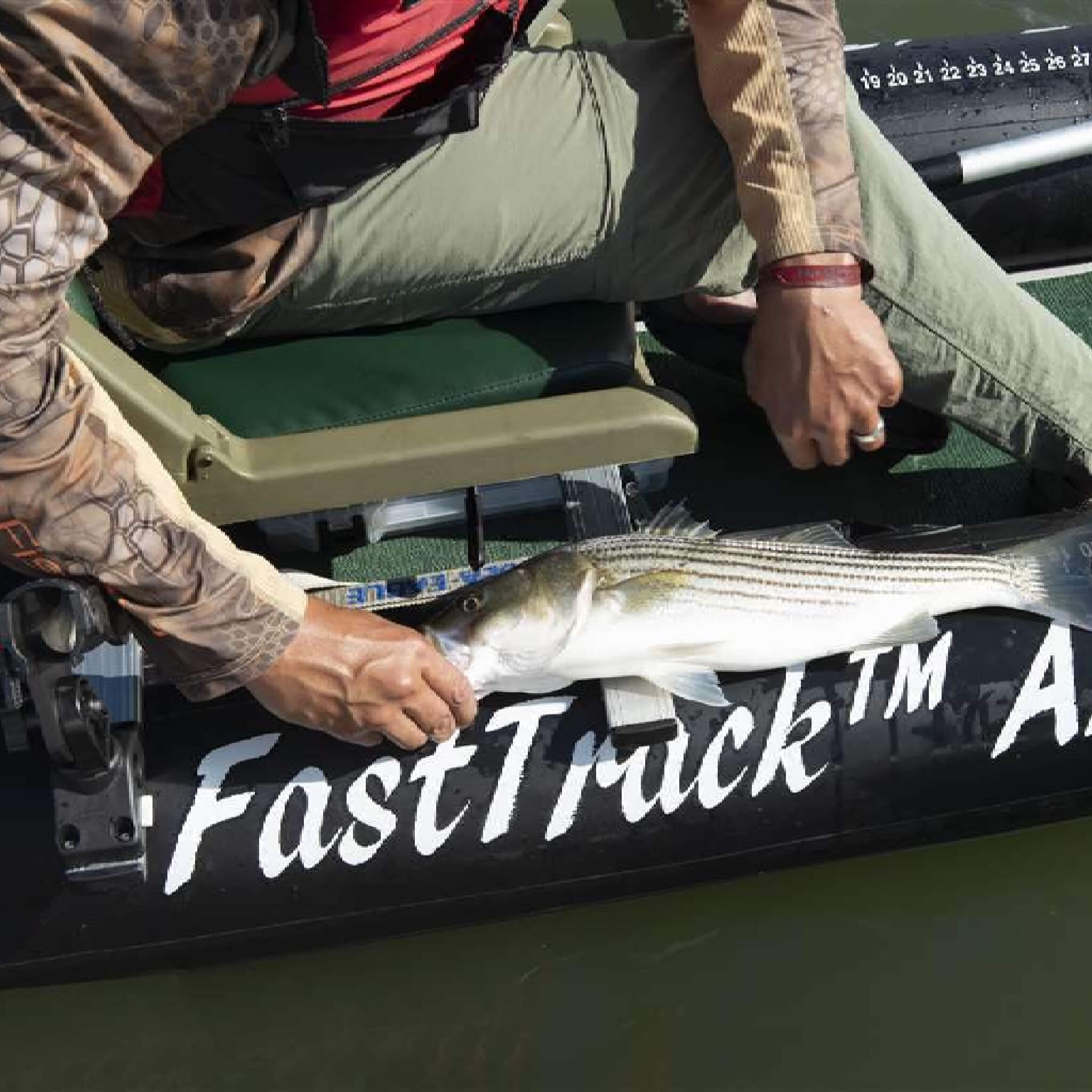 Sea Eagle 385FTA FastTrack 12FT 2- Persons Angler Inflatable Hunter Green Fishing Kayak [385FTAK] (SAK80139)