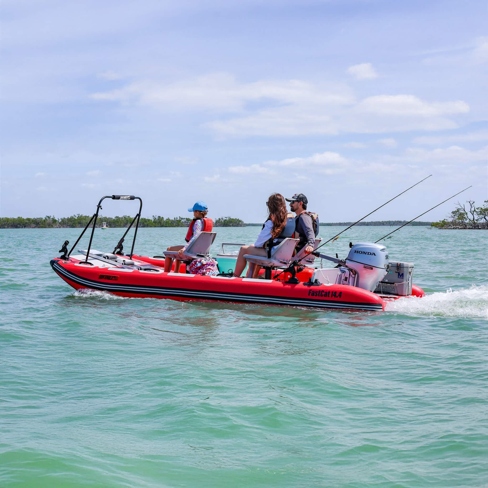 Sea Eagle Boats FastCat14™ Catamaran Inflatable Boat, 14FT [FASTCAT14K] (SAK43210)