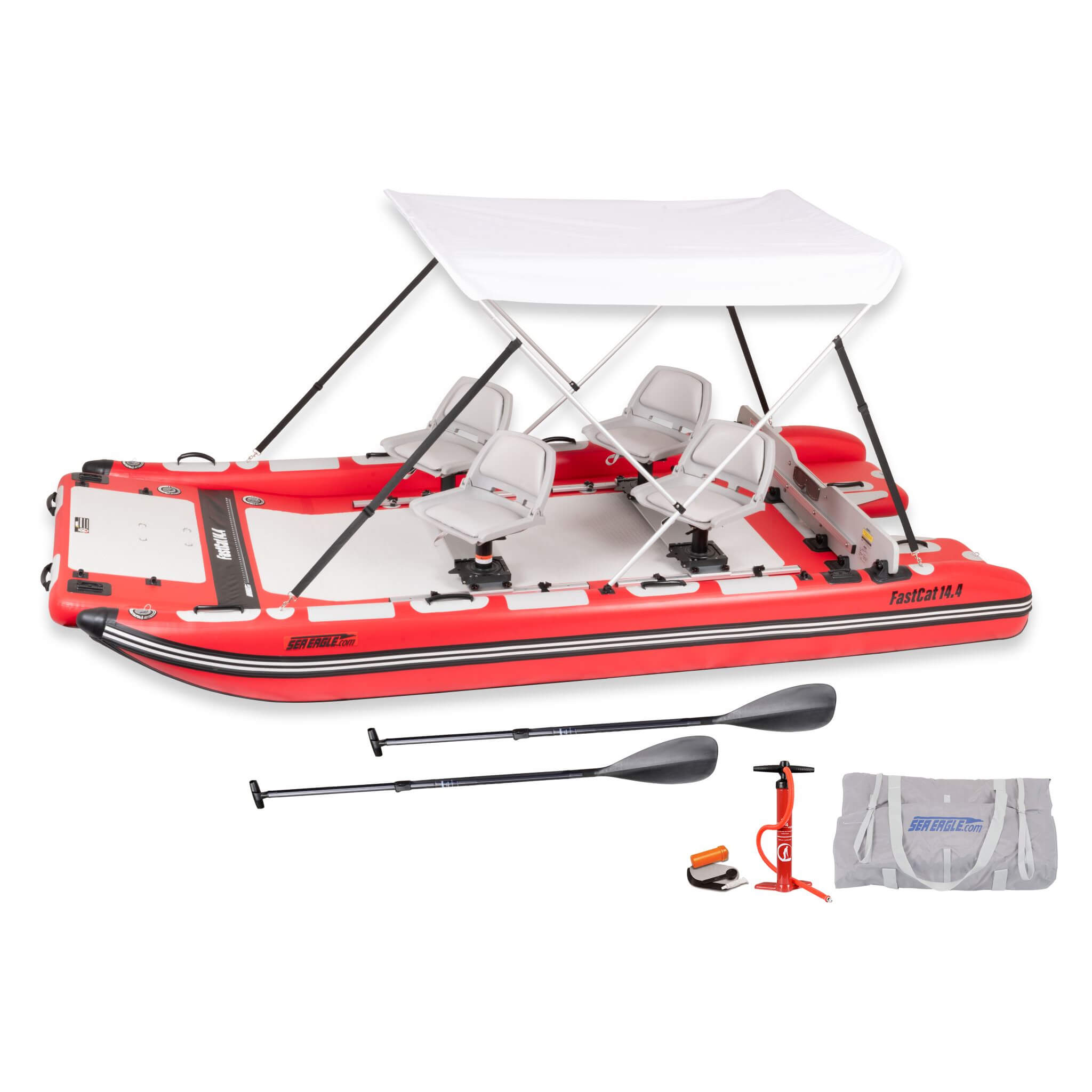 Sea Eagle Boats FastCat14™ Catamaran Inflatable Boat, 14FT [FASTCAT14K] (SAK43210)