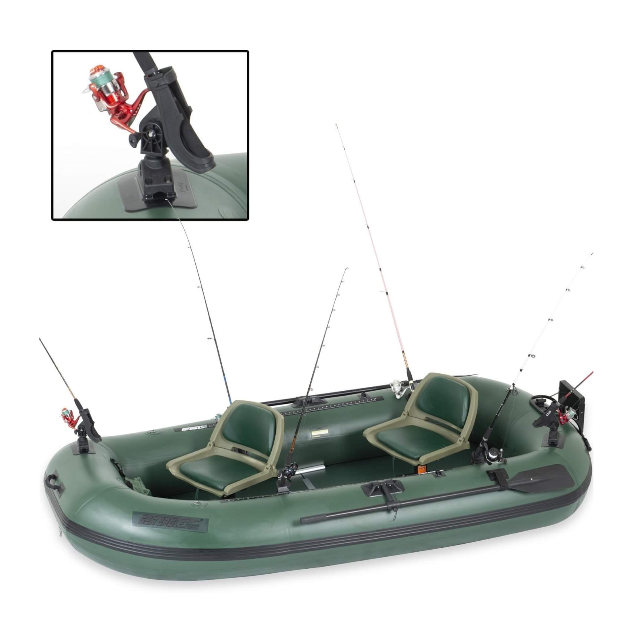 Sea Eagle STS10 Stealth Stalker Frameless Inflatable Fishing Boat, 10FT [STS10K] (SAK59314)