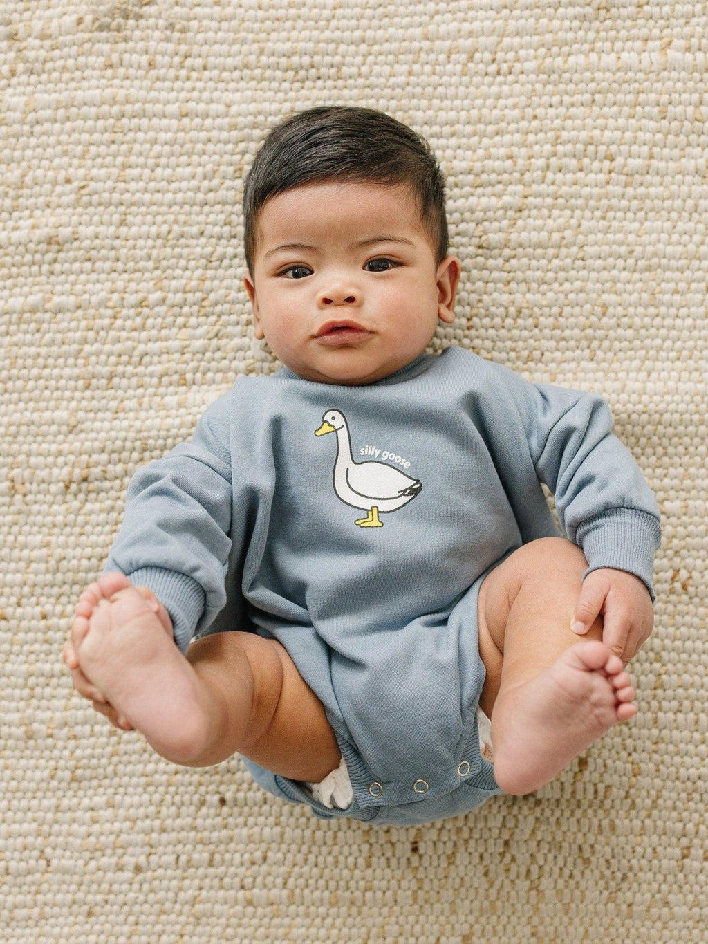 Silly Goose Sweatshirt Romper - more colors