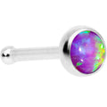Purple 3mm Synthetic Opal Press Fit Nose Bone