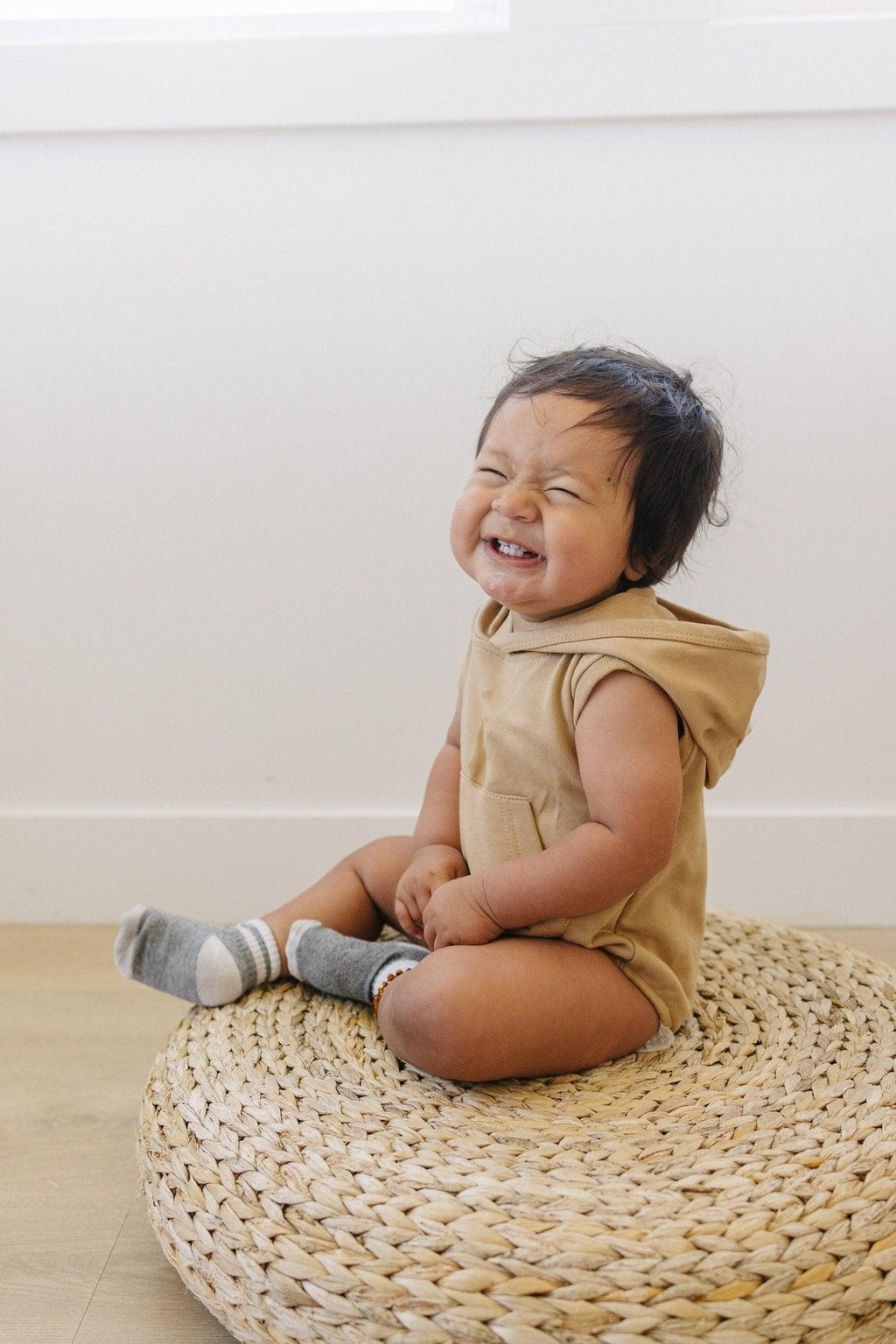 Sleeveless Hoodie Romper - more colors *0-3m and 12-18m left