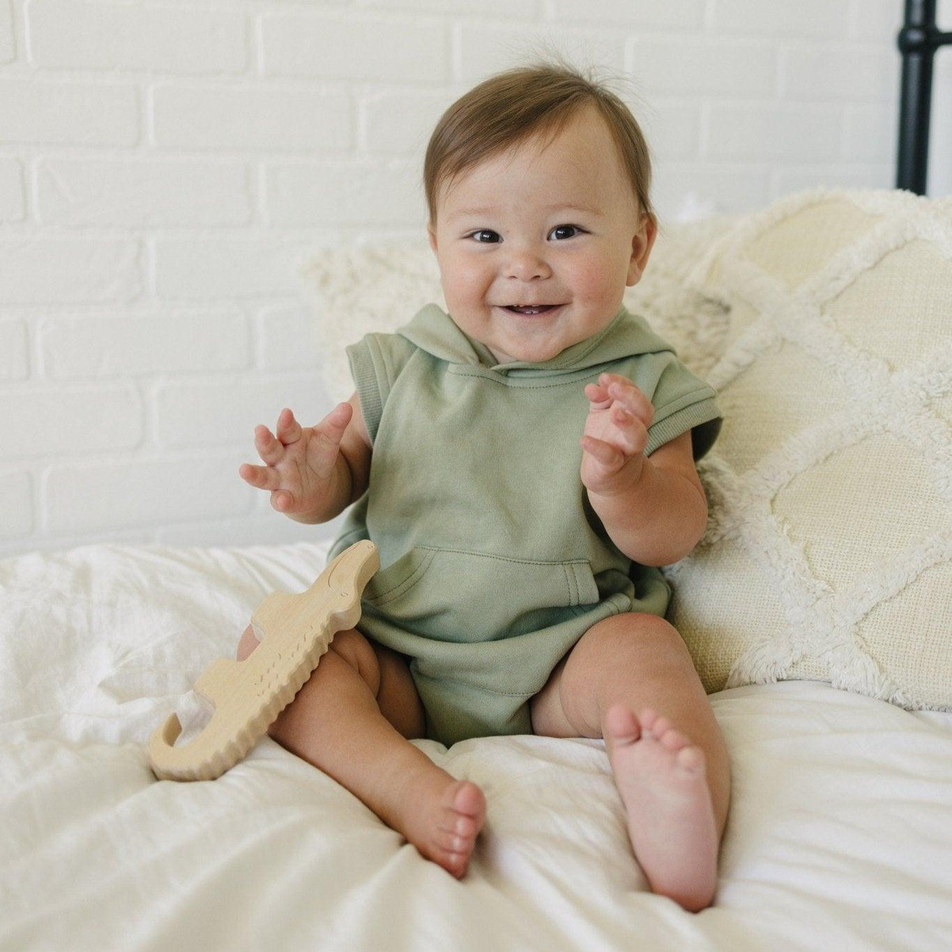 Sleeveless Hoodie Romper - more colors *0-3m and 12-18m left