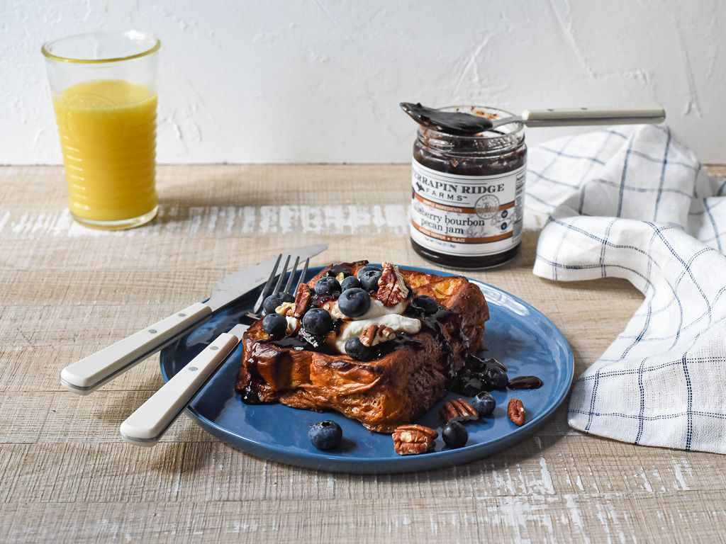 Blueberry Bourbon Pecan Jam