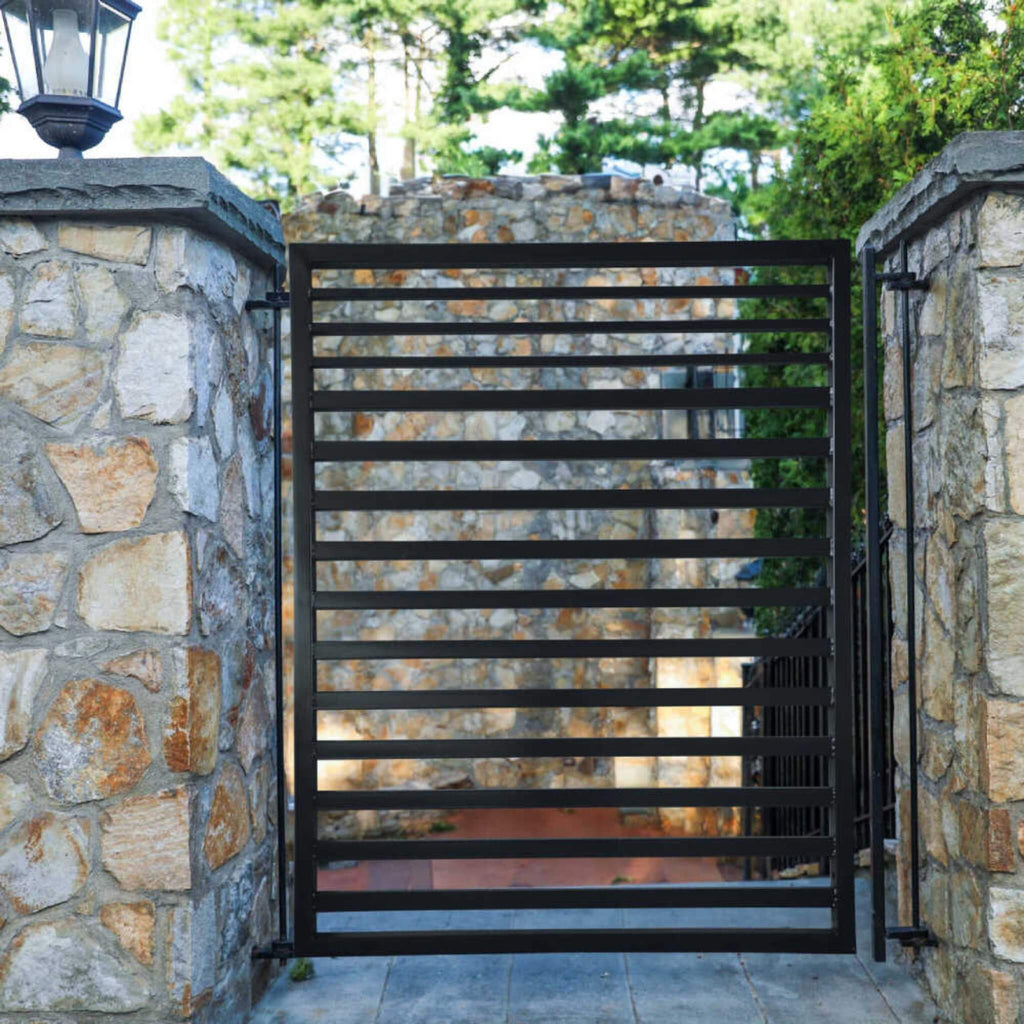 5FT Heavy-Duty Sofia Powder-Coated Galvanized Steel Pedestrian Gate (SAK12567)
