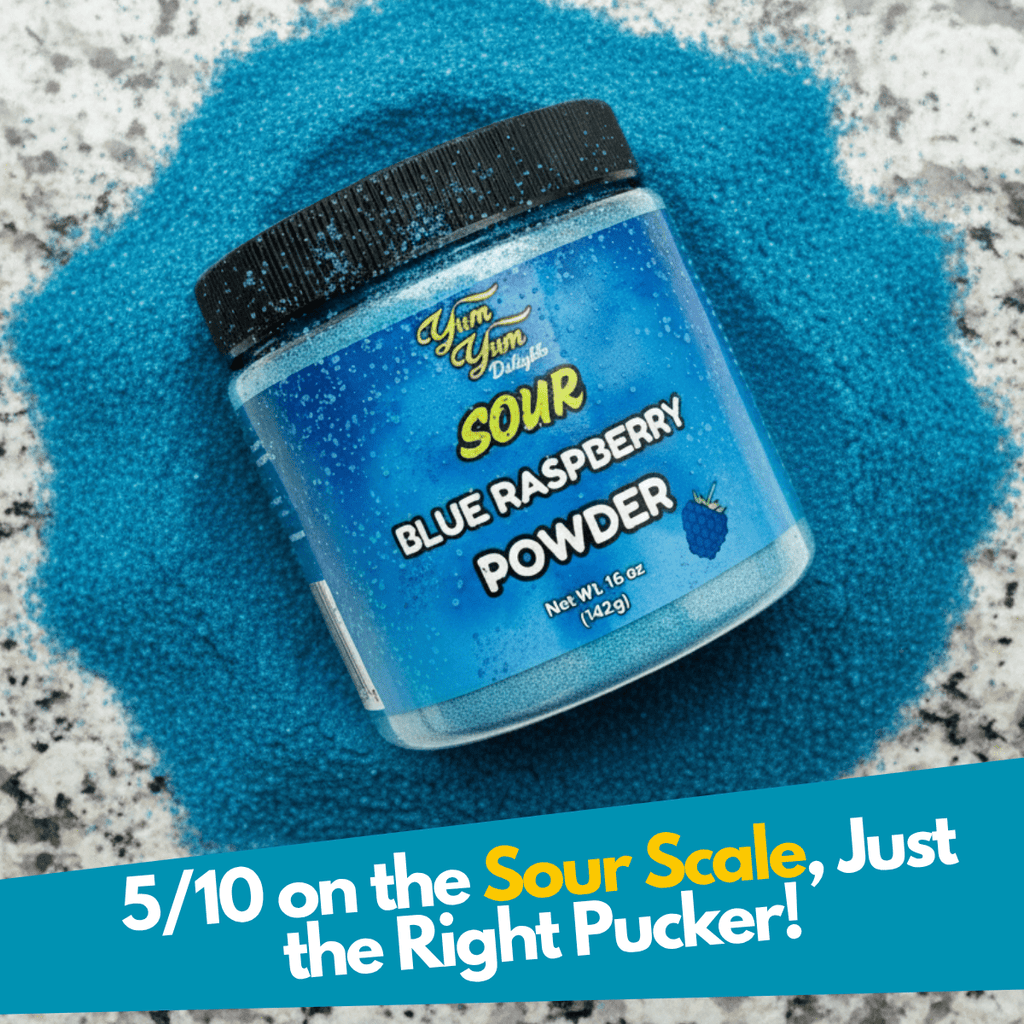Candy Dipping Powder – Sour Blue Raspberry, Wild Cherry & Cotton Candy | Yum Yum Candy Shop