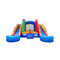 16FT Sports Castle Bounce House With Double Water Slides (SAK17635)
