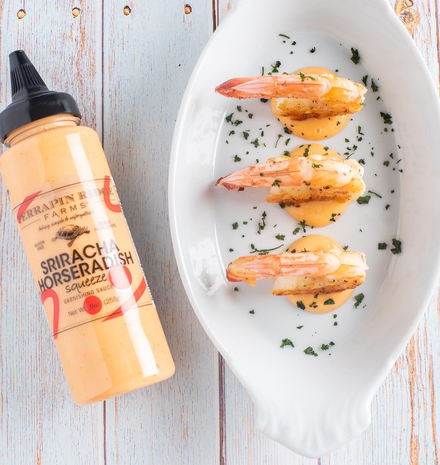 Sriracha Horseradish Garnishing Squeeze