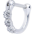 16G 1/4 Daisy Chain Flower Hinged Cartilage Clicker