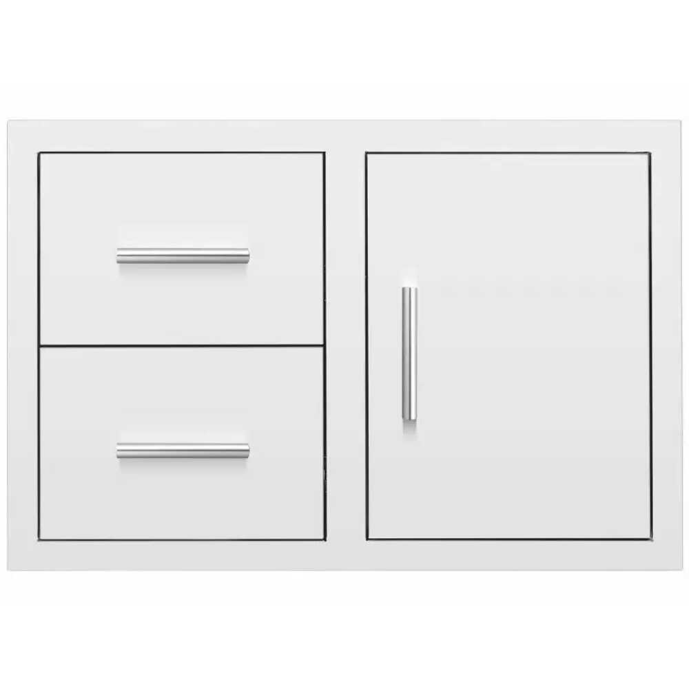 Summerset 33" Flush Mount 2 Soft Closing Drawers And Access Door Combo [DC2-33] (SAK45978)