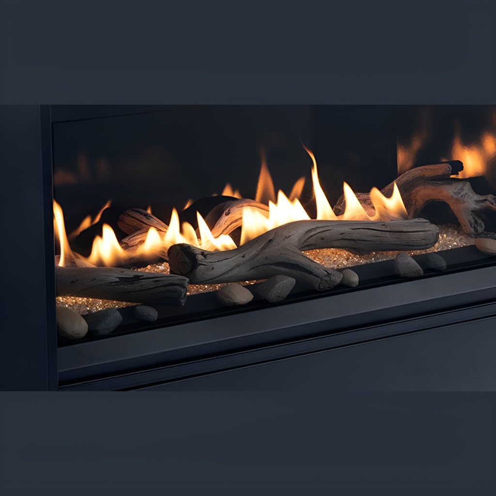 Superior Fireplaces 45-Inch Contemporary Linear Direct Vent Fireplace Wih Blower [DRL3545TEN/P] (SAK49194)