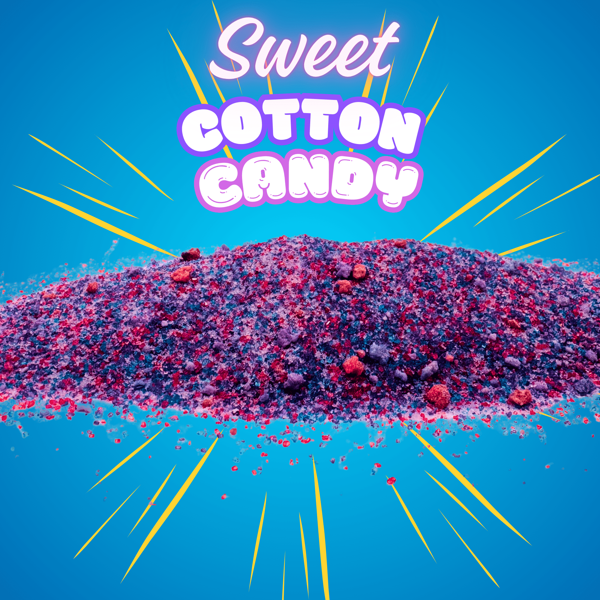 Candy Dipping Powder – Sour Blue Raspberry, Wild Cherry & Cotton Candy | Yum Yum Candy Shop