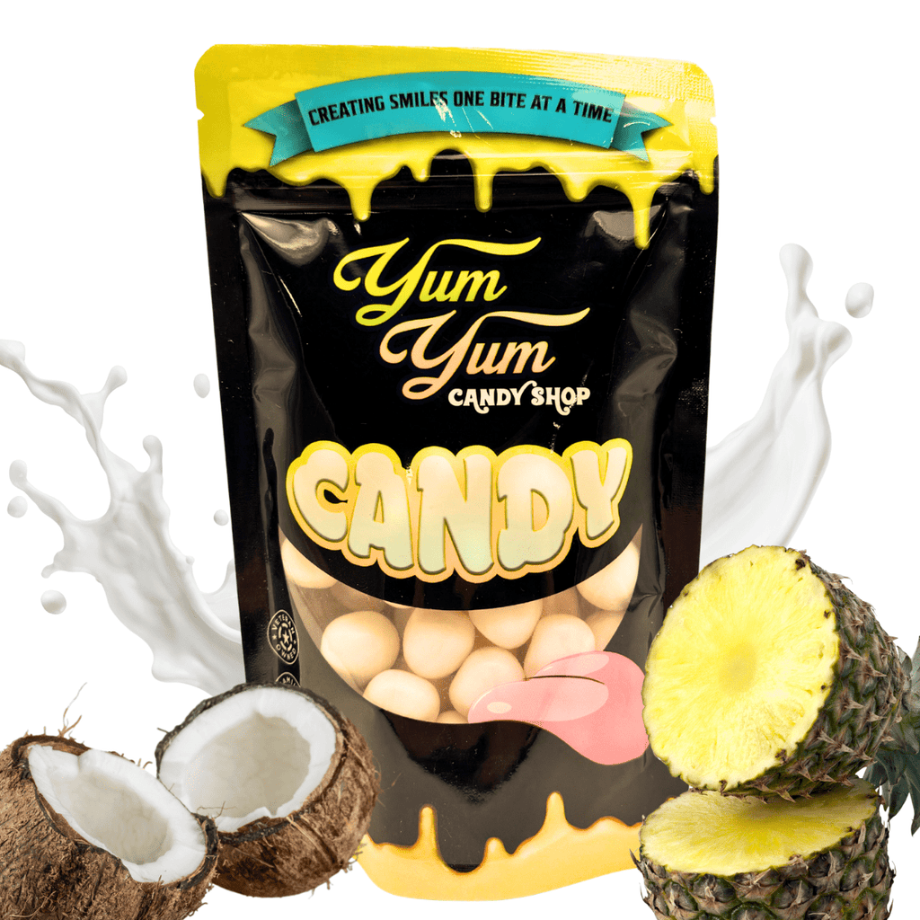 Sweet Fruit Sours – Cherry, Grape, Pina Colada & Grapefruit Chewy Candy | Yum Yum Candy Shop