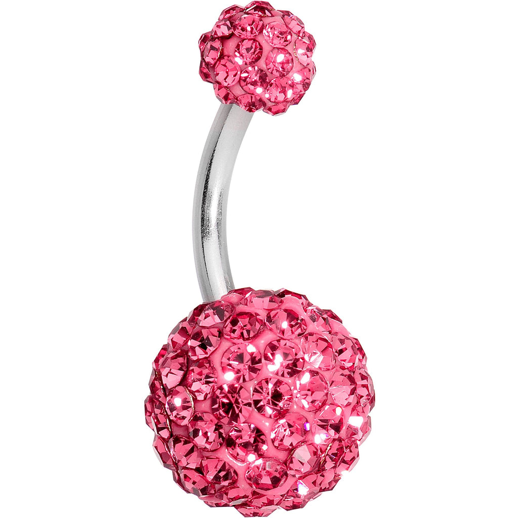 Multi Color Gem Candy Cluster Belly Ring Set of 5