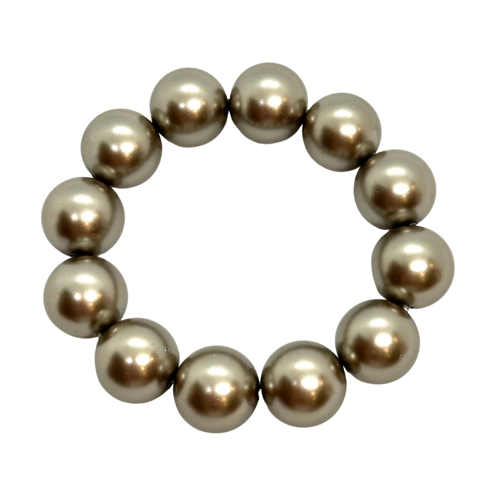 Taupe Bubble Pearl Bracelet