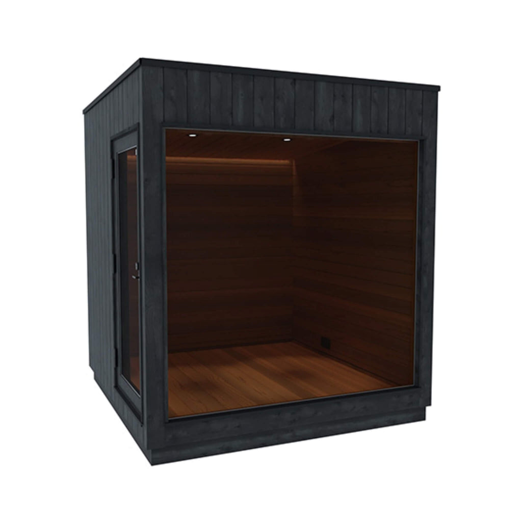 ThermaSol Nordic Misty Outdoor Lounge Medium Sauna Cabin (SAK57649)