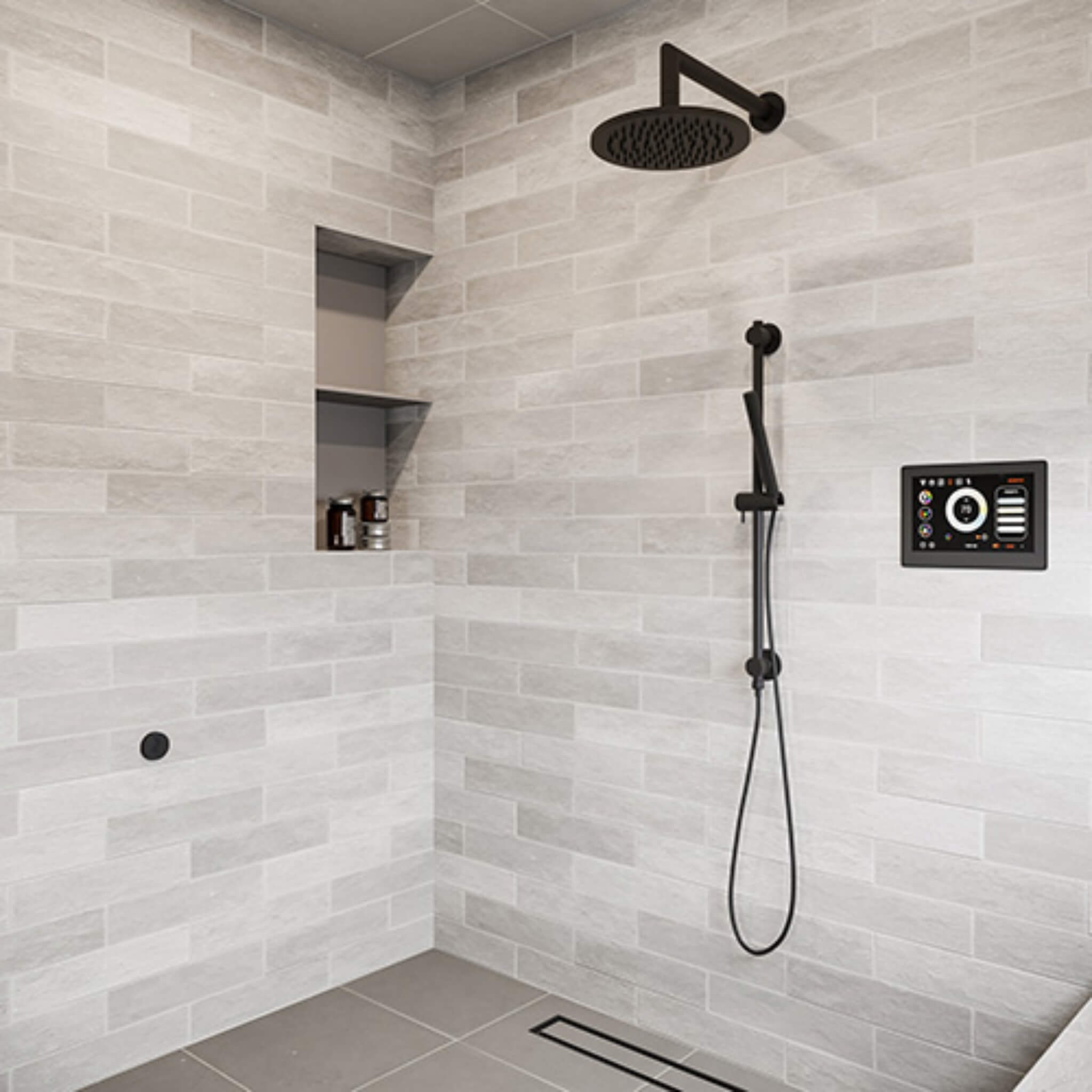 ThermaSol ThermaTouch 10-Inch Round Steam Shower Control Kit [TT10-SVRD] (SAK70519)