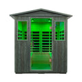 Thermora Eterna 4-Person Full-Spectrum Low EMF Carbonized Composite Infrared Sauna Room With Bluetooth Speakers (SAK70182)