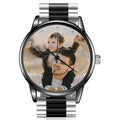 Personalized Men's Custom Photo Watch With Engraving Father's Day Boyfriend