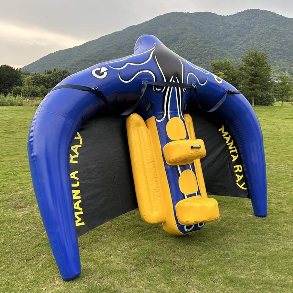 Giant Towable Inflatable Flying Manta Ray Water Tube With Pump (SAK73280)
