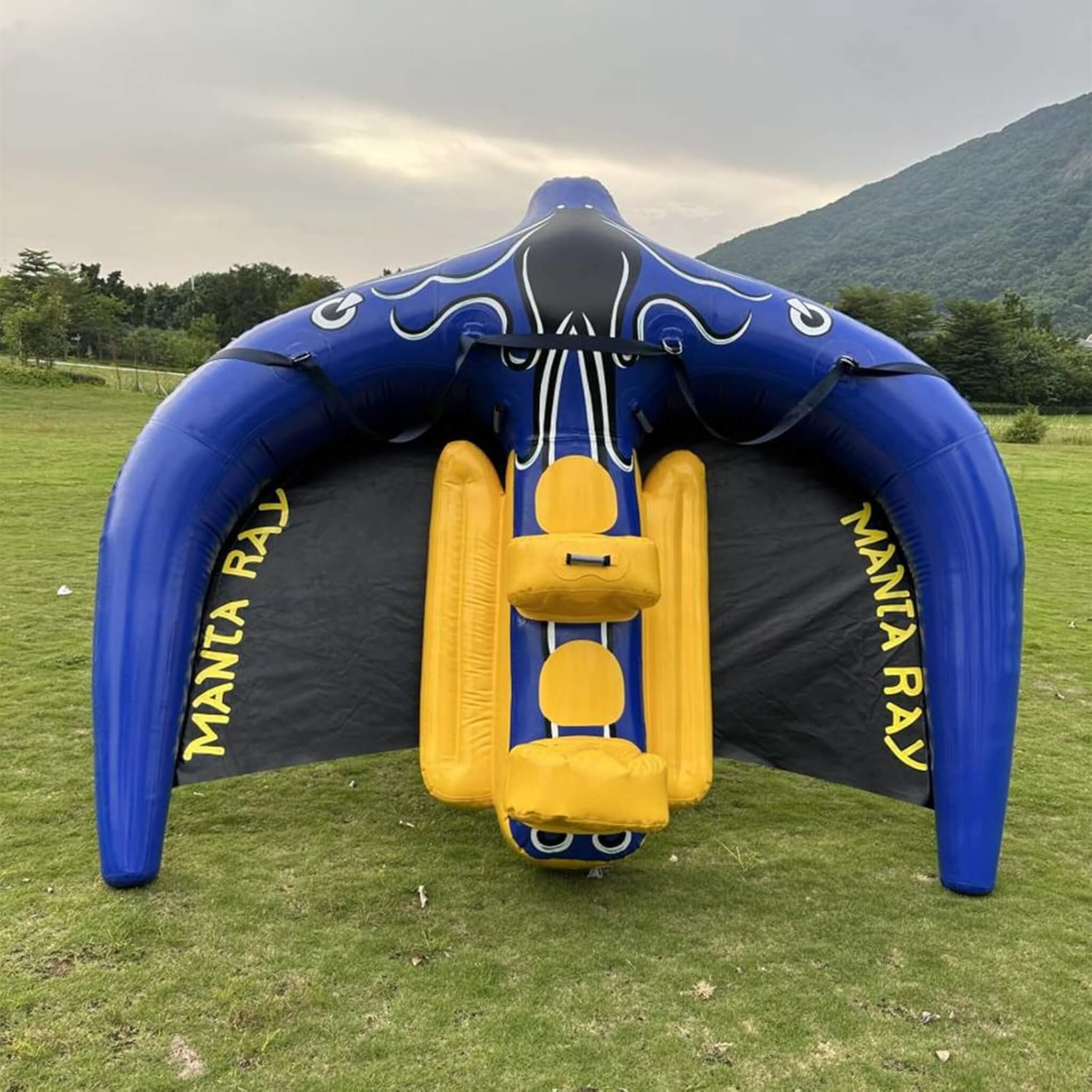 Giant Towable Inflatable Flying Manta Ray Water Tube With Pump (SAK73280)